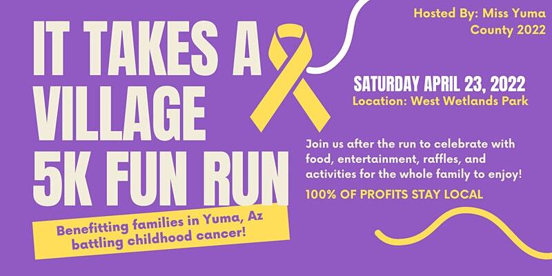 It Takes a Village 5K Fun Run/Walk - Family Friendly KCFY 88.1 FM