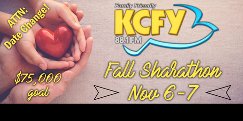 NEW DATE: KCFY FALL SHARATHON - NOV 6-7