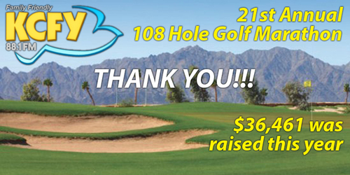 21st Annual 108 Hole Golf Marathon Results